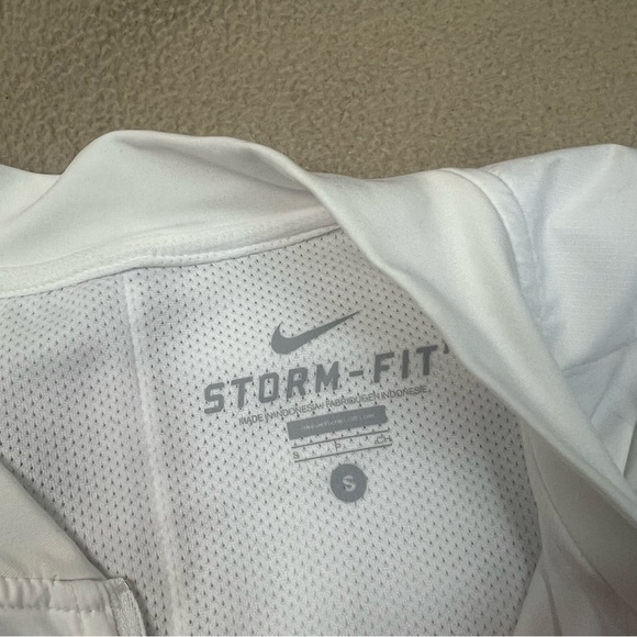 Ohio State Jacket Mens Small White Nike Windbreaker Pullover Storm Fit Buckeyes - Picture 6 of 11